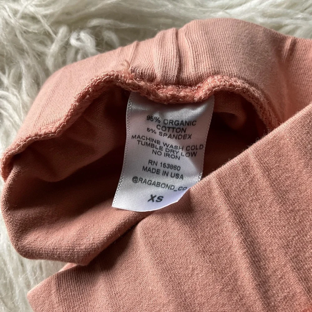 NWOT FREE PEOPLE‎ INTIMATELY PEACH PINK HIGH RISE BIKE SHORTS - Picture 3 of 4